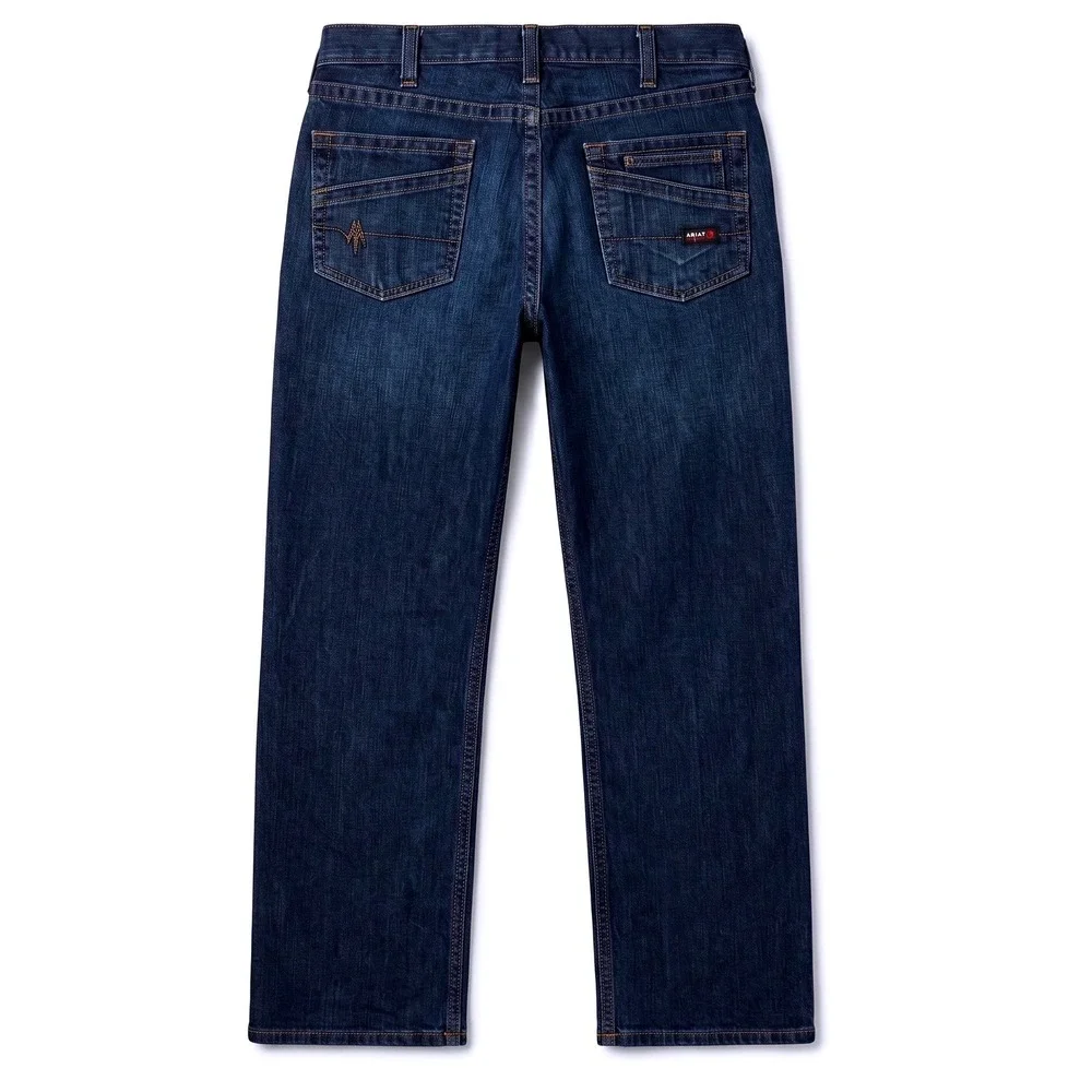 NWOT Ariat M4 Relaxed Boot Cut FR Jeans Mens 32x32 Blue Flame Resistant CAT 2